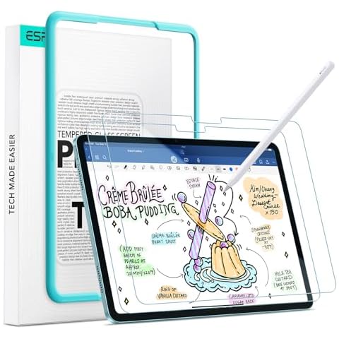 ESR Paper-Feel Screen Protectors for iPad Air 11" M3/M2 Cover