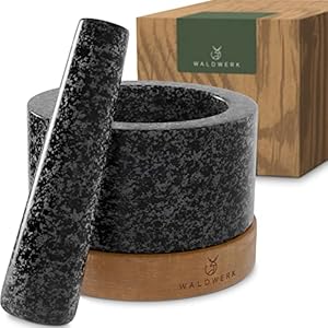 Waldwerk 1 Granite Mortar and Pestle Set