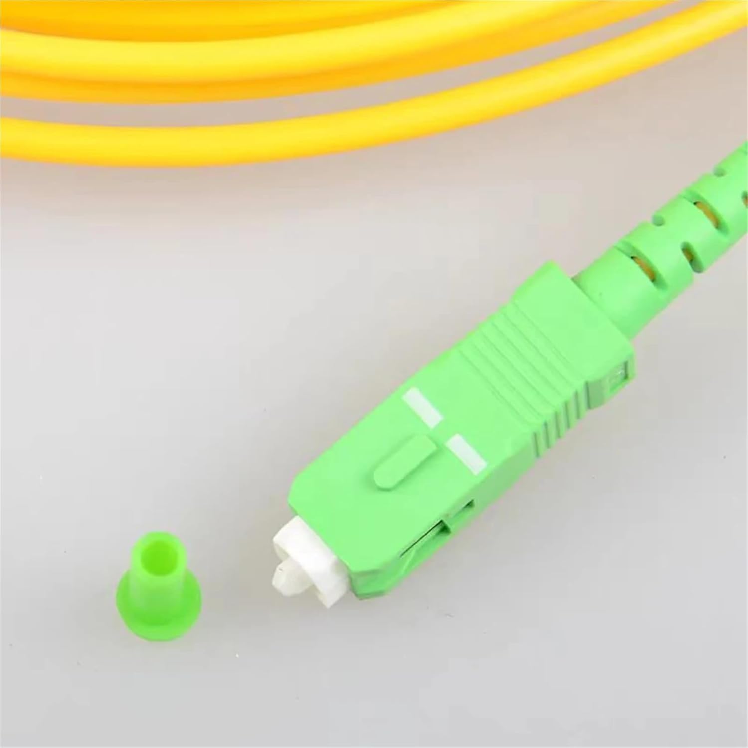 Fiber Optic Cables 1.5/2/3/5/10/15/20/30M SC/APC-SC/APC Indoor FTTH Indoor FTTH Simplex Mode Fiber Optic Connectors(SCapc 20M Adaptetr)