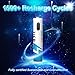 AAA USB Rechargeable Lithium Batteries, Lithium 1.5V 750 mWh, Long Lasting, Charges 1 Hours, 2-in-1 USB-C Charging Cable, 1500 Cycles for Household, Electronics, Constant Output, 8-Battery Pack