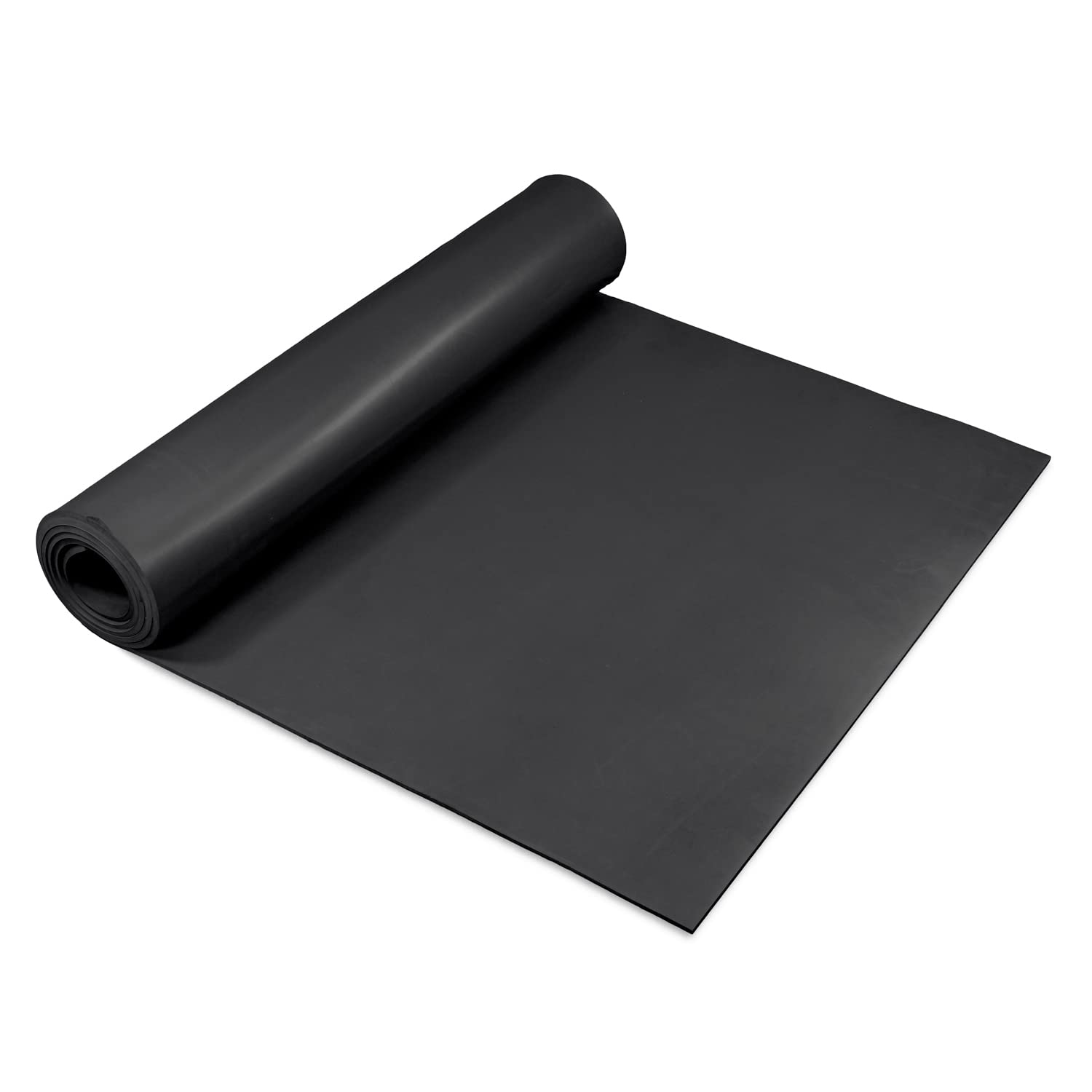 Industrial Grade Neoprene Rubber Roll - 1/8 x 36 Wide x 50' Long - 40 Durometer Black Neoprene Rubber - Solid Neoprene Rubber for Gaskets, Seals, Sealants, Crafts, Automotive, and More