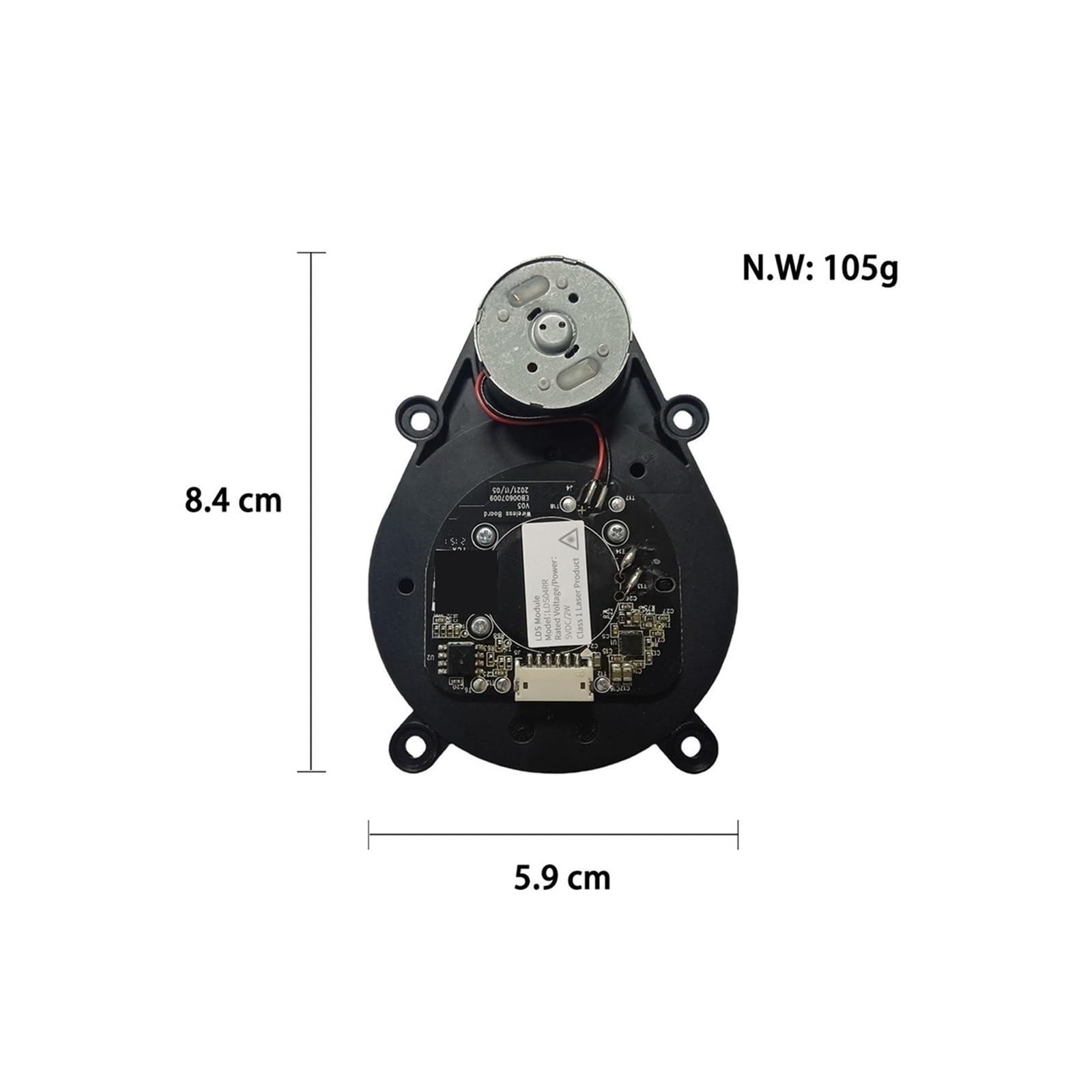 Sensor de distancia láser original, compatible con Roborock Q Revo / S7 MaxV