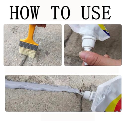 Pegamento sellador impermeable para grietas de concreto 2 piezas miniatura 7