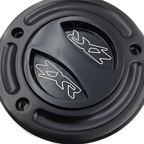XKMT-Black Keyless Gas Cap Twist Off Fuel Tank Cap Compatible With ZX-14R/ ZZR1200 /ZRX1200R /Z1000 /ZX-10R /ZX-9R /ZX-6RR /ZX-6R [B00YWCOISC]