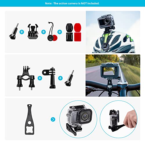 Image of AKASO Brave 4 Action Camera with 64GB Card and 60 in 1 Action Camera Accessories Bundle Kit