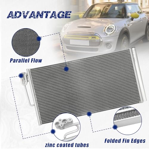 Image of Air Conditioning A /C Condenser Compatible with Mini Cooper Countryman Paceman # 3884, 940118, 64539239920, 6941084, 64536941084, 9239920