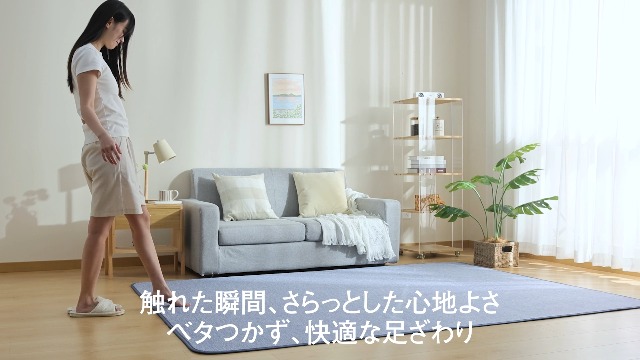 Amazon | Colorsroom 冷感ラグ 夏用ラグマット カーペット 190×240cm