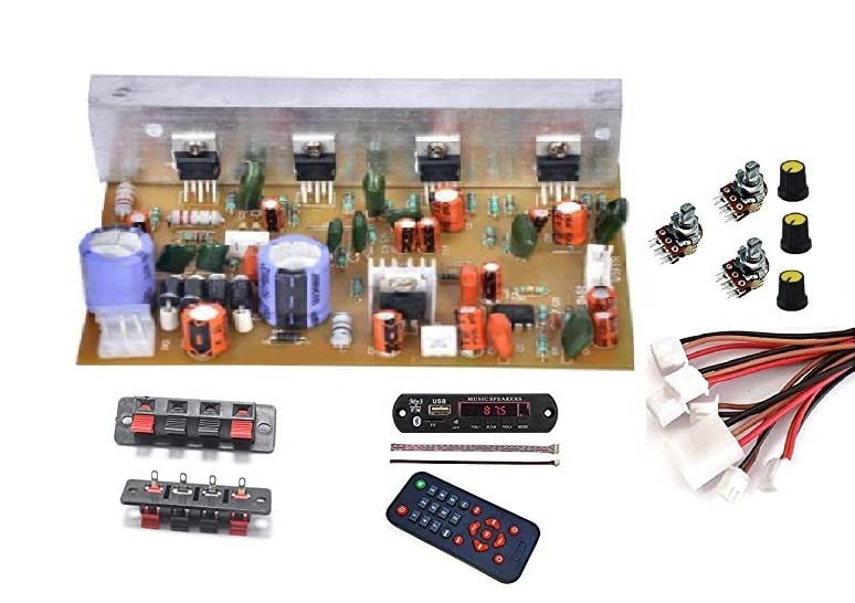 Buy ESPtronics 4.1 Home Theater Amplifier Board kit Circuit with Bass Boost and Treble Support