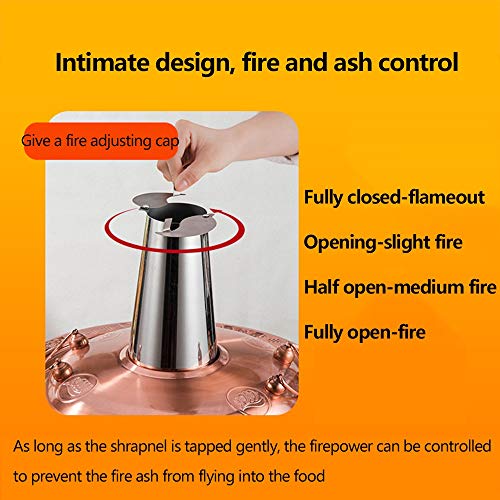 Olla Caliente de Cobre para Hot Pot Tradicional 34 cm miniatura 3