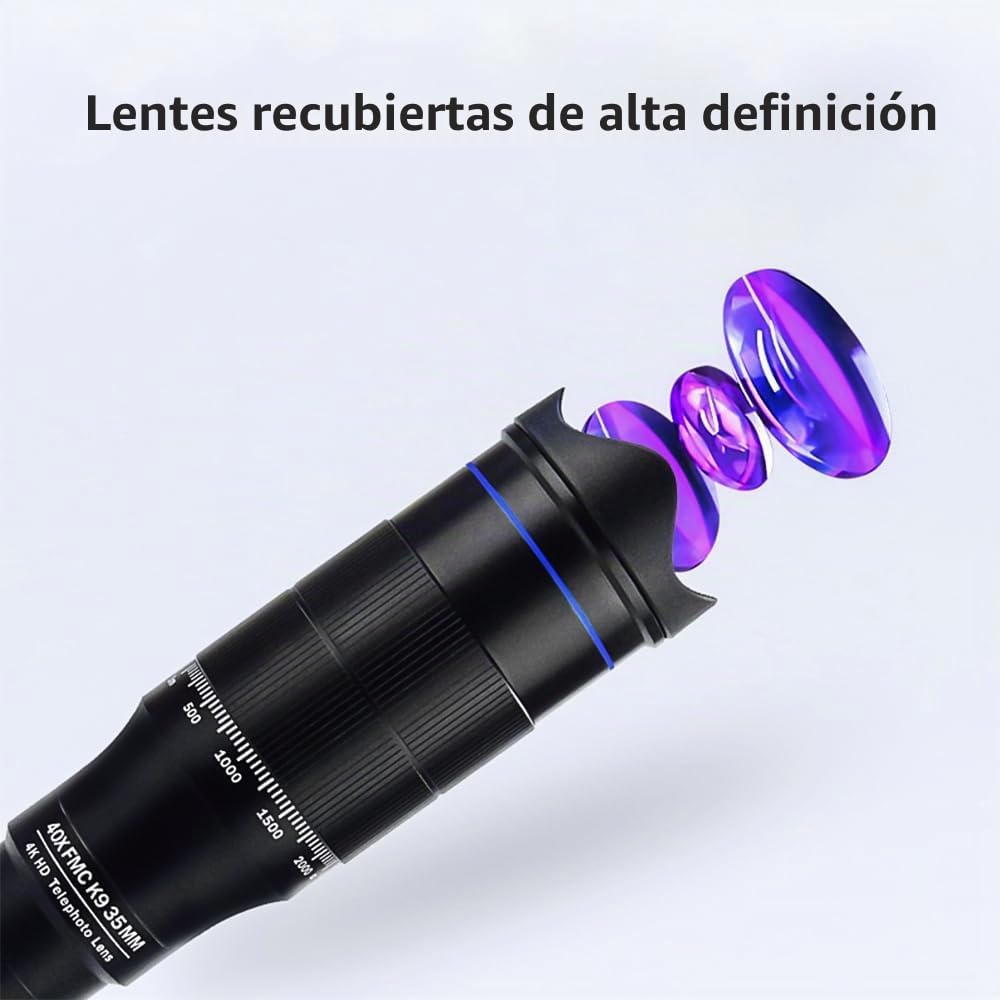 Andoer Kit teleobjetivo 40X portátil para observación de fauna y deportes