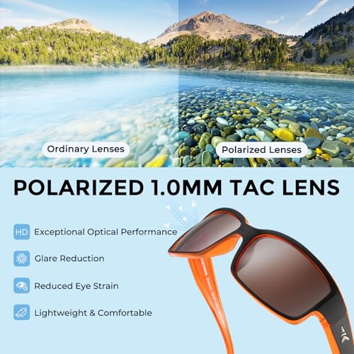 Image of KastKing Skidaway Polarized Sport Sunglasses for Men and Women,Ideal for Driving Fishing Cycling and Running,UV Protection