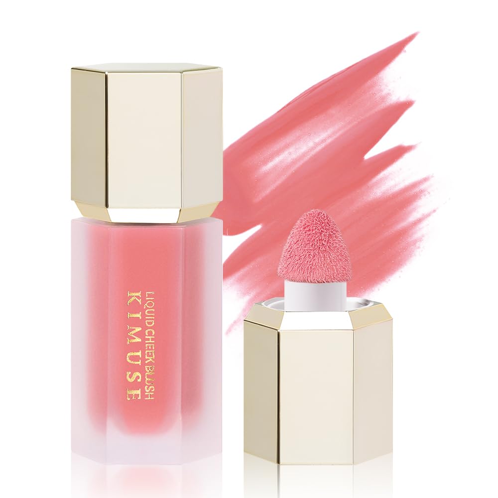 Soft Cream Blush Makeup, Liquid Blush for Cheeks, Weightless, Long-Wearing, Smudge Proof, Natural-Looking, Dewy Finish, Skin Tint Face Makeup