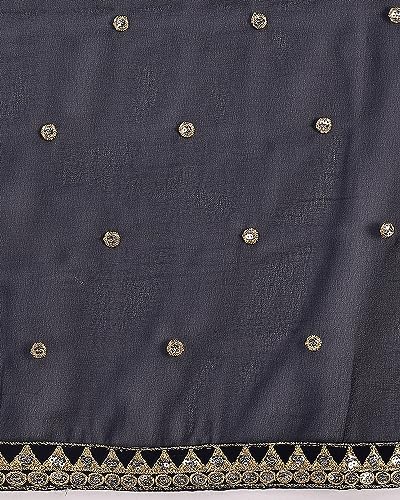 Image of PATISOL Women's Georgette Kurta Set with Dupatta