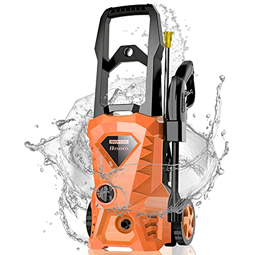 Greatest Product Pressure Washer, Power Washer with 2500 PSI,1.6GPM, HD5218 with 4 Nozzles Foam Cannon,Best for Cleaning Homes, Cars, Driveways, Patios (Green) (Green)