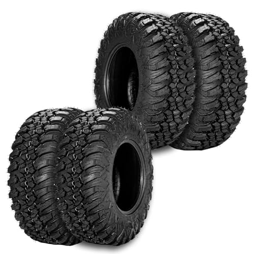 Set of 4 FORERUNNER 30X10R14 ATV Tires 8PR Tubeless UTV Tires All-terrain Tires