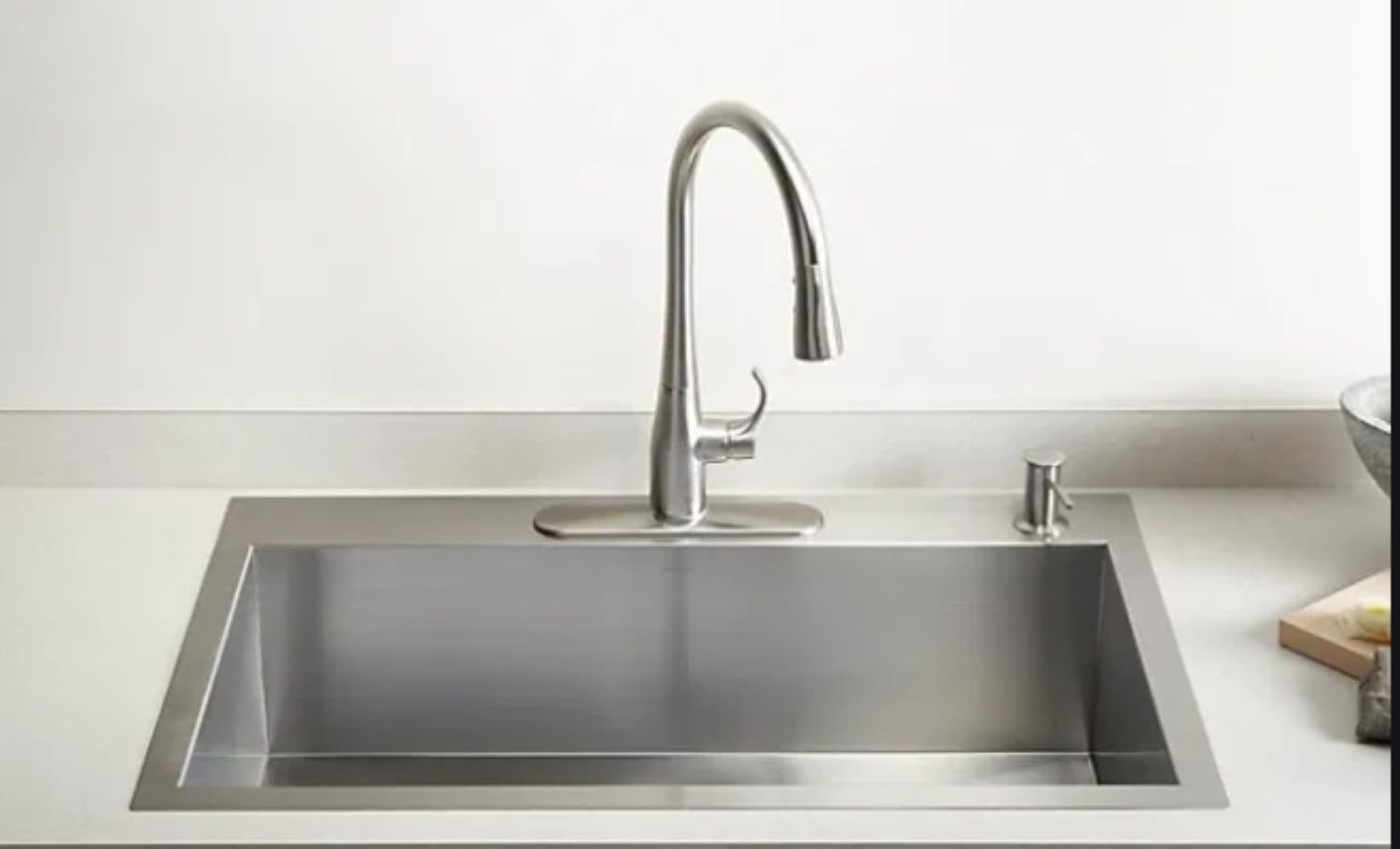 Asttonus® 32x18x10-Inch Single Bowl Kitchen Sink with Tap Hole – Premium Stainless Steel, Matte Silver Finish | Extra Deep, Soundproof Rubber Pads, Anti-Condensation Undercoating