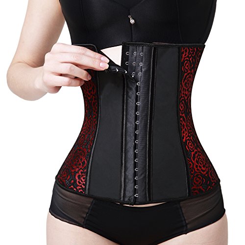 Tirain Fajas Reductoras Corsé Cinturón Underbust Bustiers Cincher Moldeador Corset para Mujer (XL)