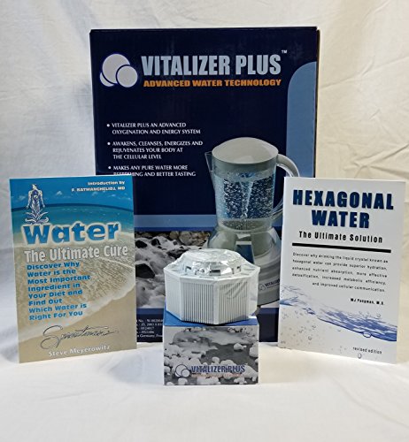 Vitalizer Plus Hexagonal Oxygen Water Maker W/ 2 Mineral Cubes