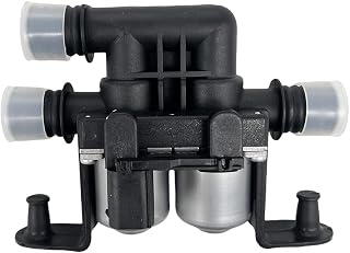 Heater Control Valve Solenoid Fits （2004–2018） BMW X5 E53 E70 F15,（2008-2019） X6 E71 F16 – HVAC Coolant Flow Regulator – Replaces 64116910544, 1147412166, SK416008, 701-005