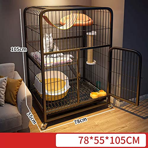 Cage pour chat à roulettes pour protéger vos meubles des griffures - 4
