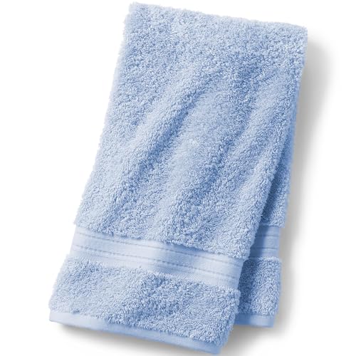 Lands' End Supima Towel Light Sea Blue Hand Towel, 1 Piece