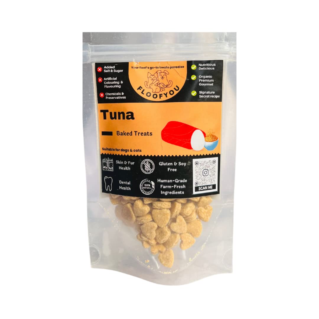 FloofYou Tuna Fish Small Bite-Sized Cookies Natural Healthy Dog Treat Biscuits Snacks (B0C43ZFDGG) Amazon Price History, Amazon Price Tracker