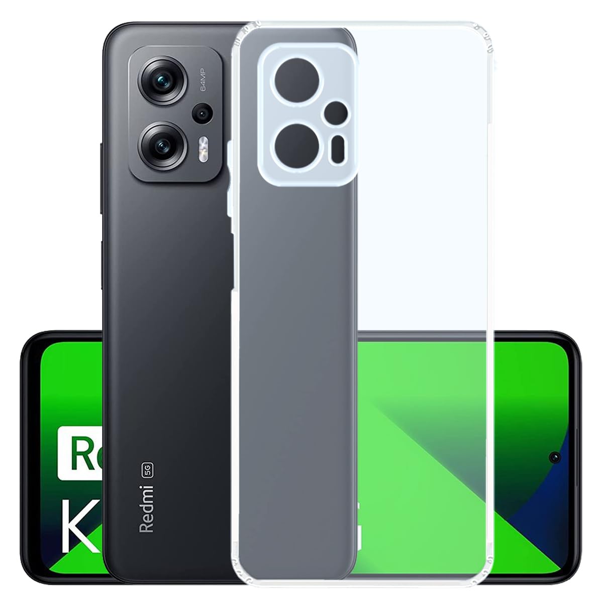 YOFO Back Cover for Redmi K50i (Flexible|Silicone|Transparent|Full Camera Protection|Anti Dust Plug) (B0D7VLW5NR) Amazon Price History, Amazon Price Tracker