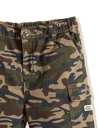 Image of Amazon Brand - Symbol Boy's Cotton Chino /Cargo Shorts | Elasticated Waistband | Age 6-14 Years