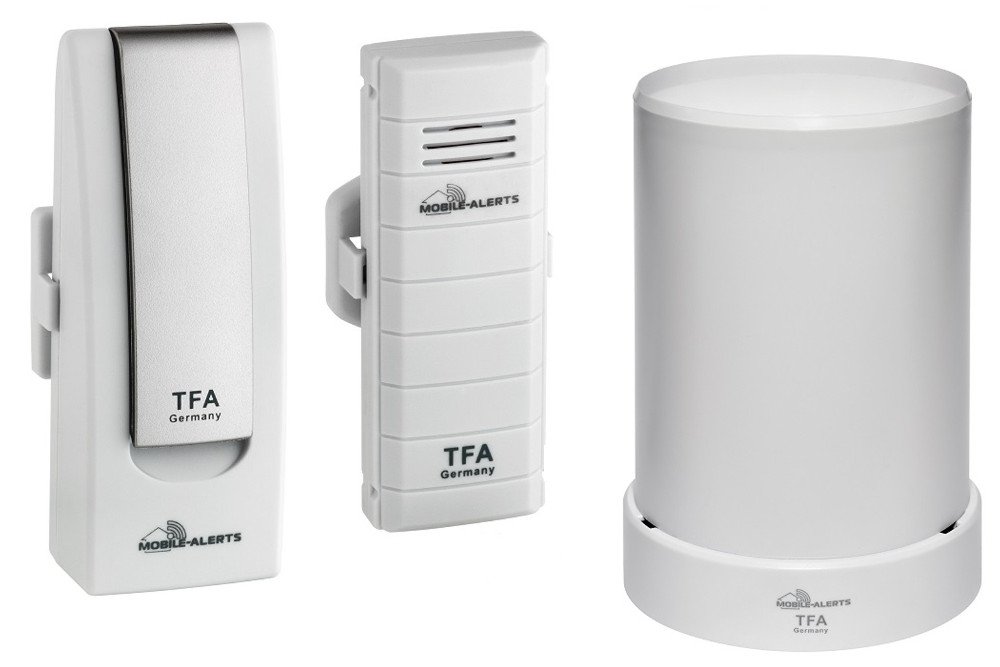 TFA-Dostmann WeatherHub zestaw startowy z deszczomierzem TFA 31.4001.02 + 30.3306.02, kontrola temperatury deszczu