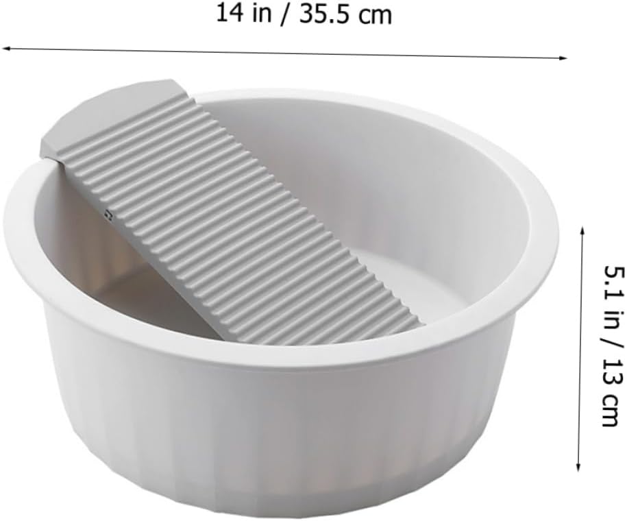 LIFKOME 1 Set Foot Soaking Tub Washing Clothes Laundry Travel Collapsible Foot Soak Tub Baby Sink Newborn Clothes Washbasin Newborn Washing Supplies Washboard Basin Set Feeding Bottle Bra