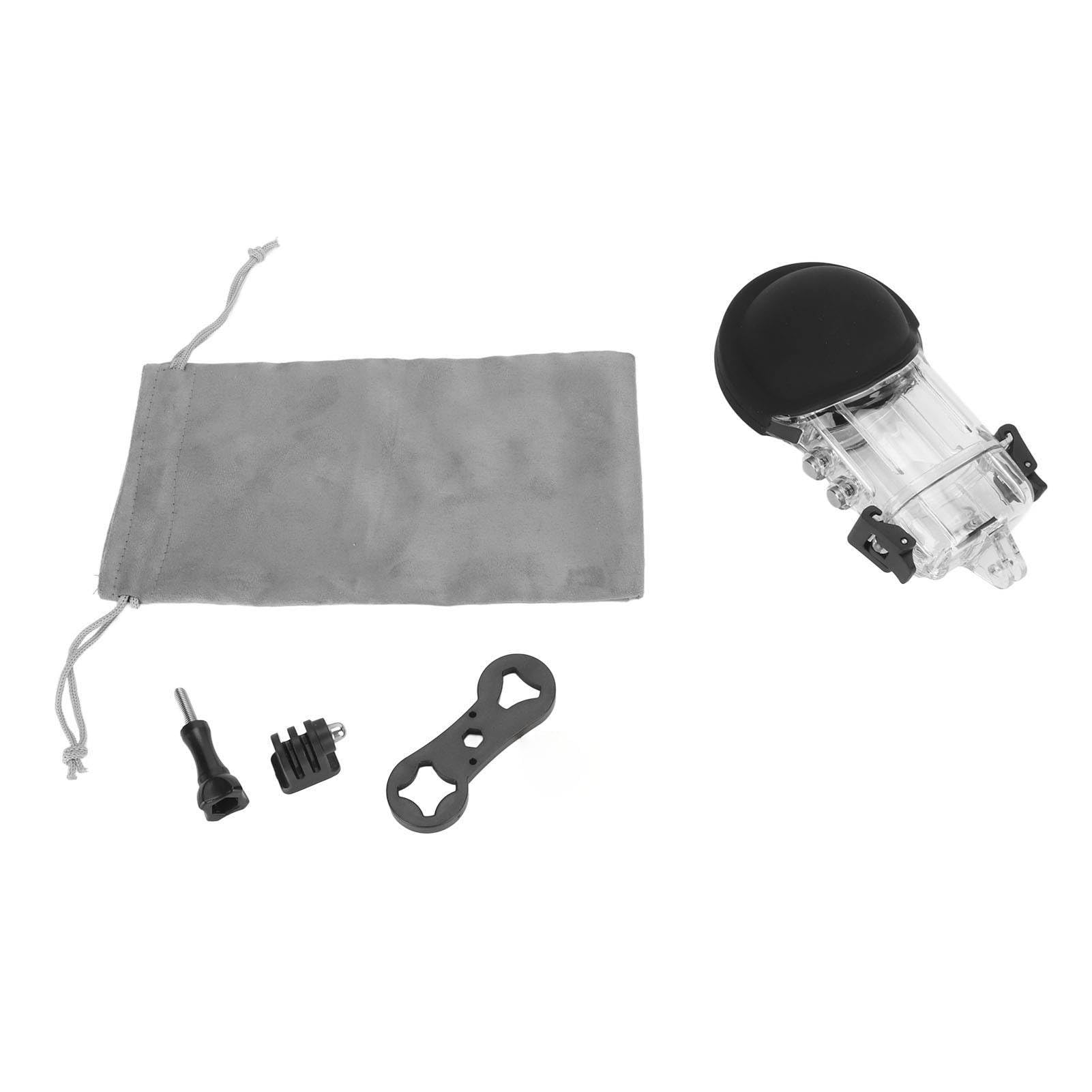 Alomejor Underwater Dive Case for ONE X3, 50M Depth | Wodoodporny IPX8, trwały materiał ABS, soczewka ze szkła hartowanego, powłoka hydrofobowa, idealny do nurkowania, snorkelingu