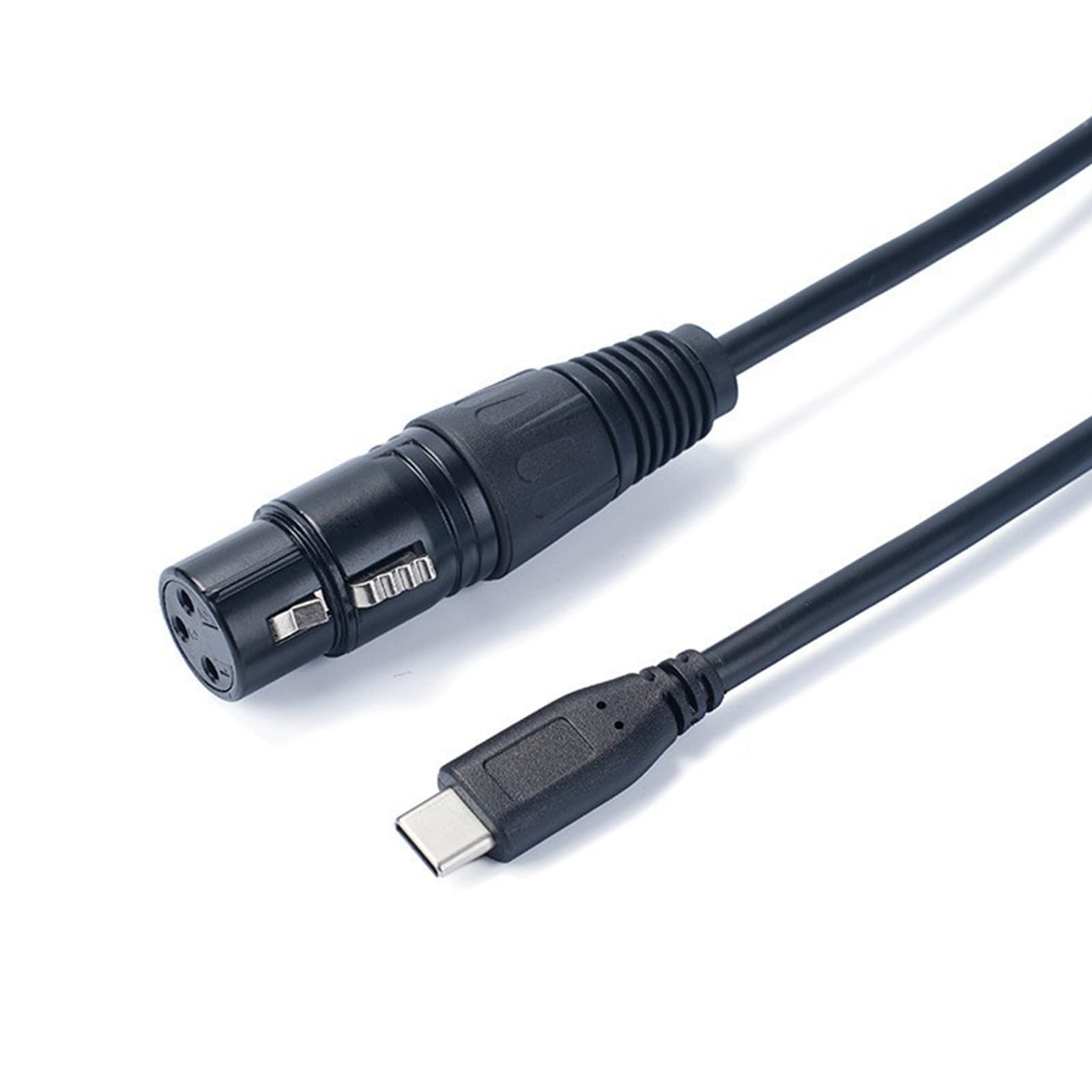 Adattatore da tipo C a XLR a 3 pin, da USB tipo C a 3 pin XLR, cavo audio stereo maschio a maschio femmina, convertitori da cavo a