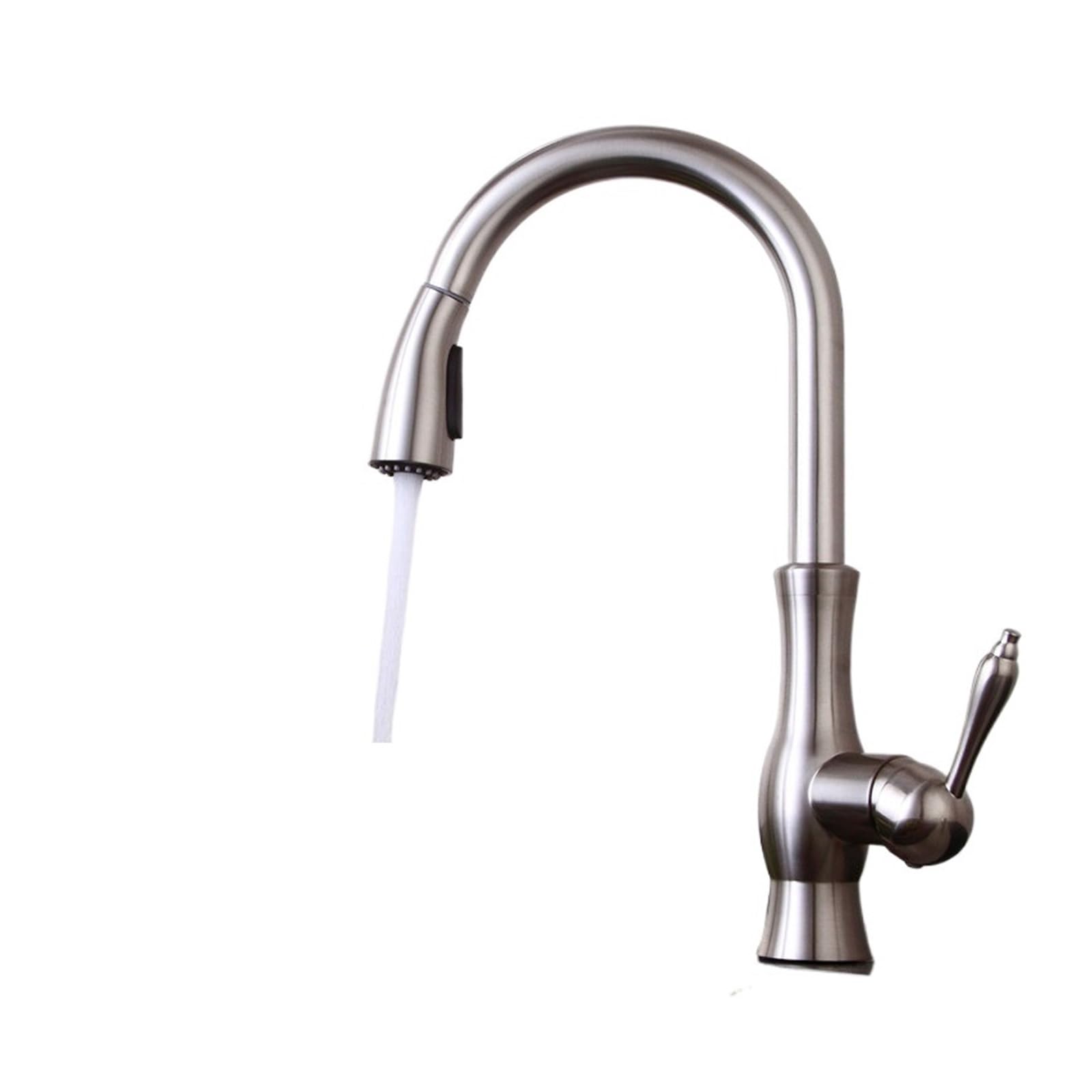 Mitigeur de cuisine extractible en cuivre chromé nickel MJ9633