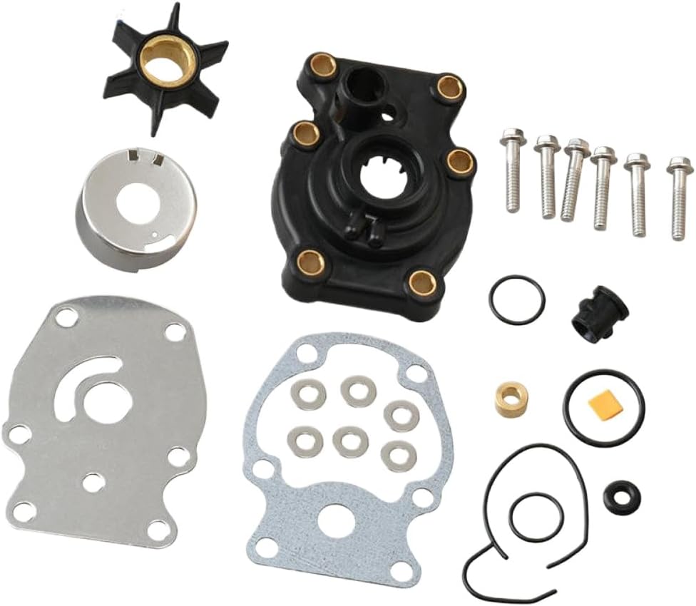 Water Pump Kit with Housing Replacement Compatible with OMC Outboard 20 25 30 35HP Outboard Motors Sierra 18-3382 03