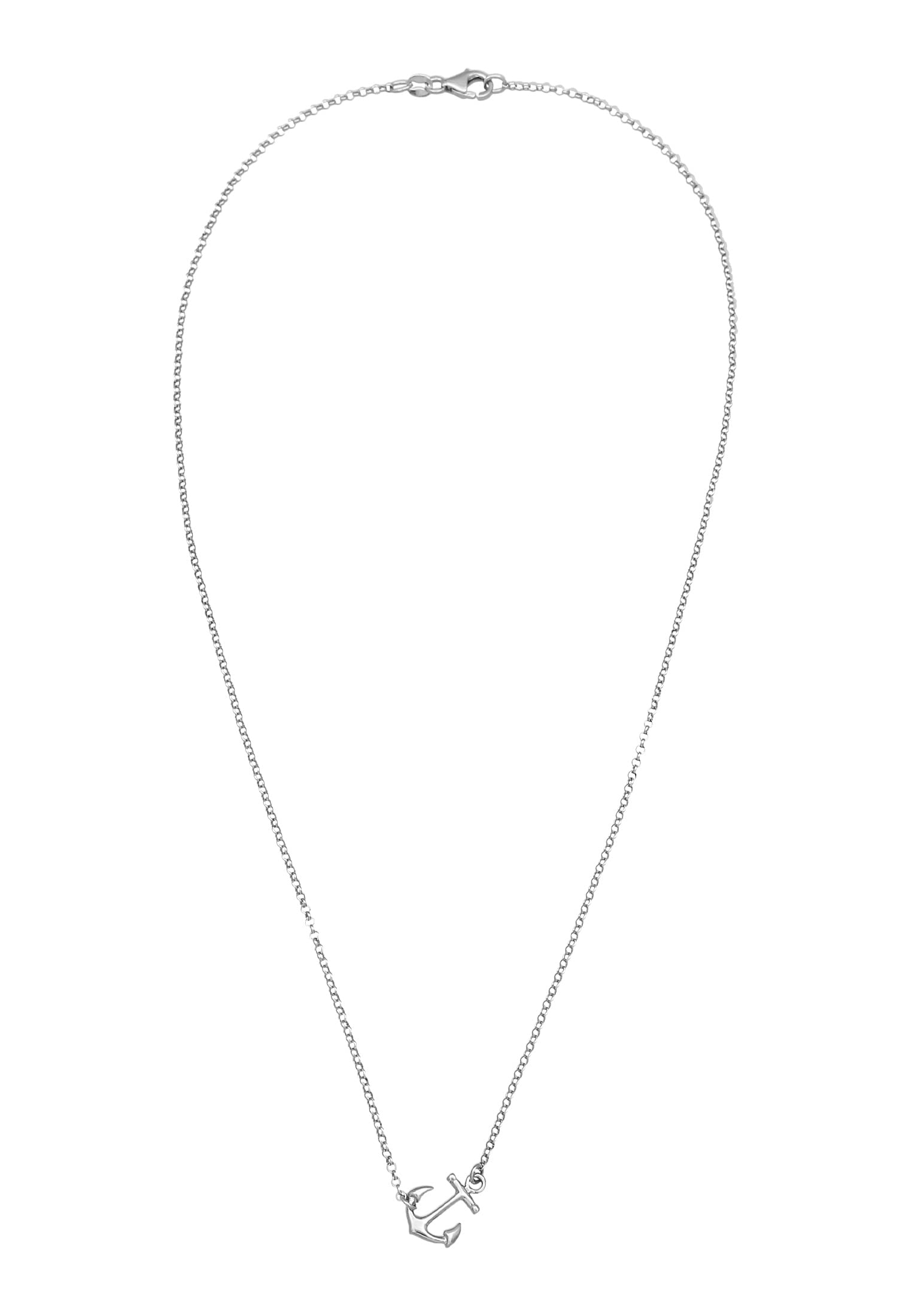 Elli Halskette Damen Anker Anhänger Maritim in 925 Sterling Silber