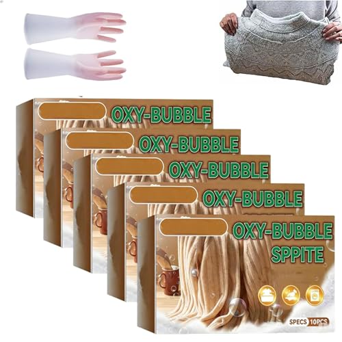 Tabletas Sweater Revive: antiencogimiento, restaura la suavidad y seguras para los colores, tabletas efervescentes Sweater Revive, solución reparadora de encogimiento de telas (5pcs)