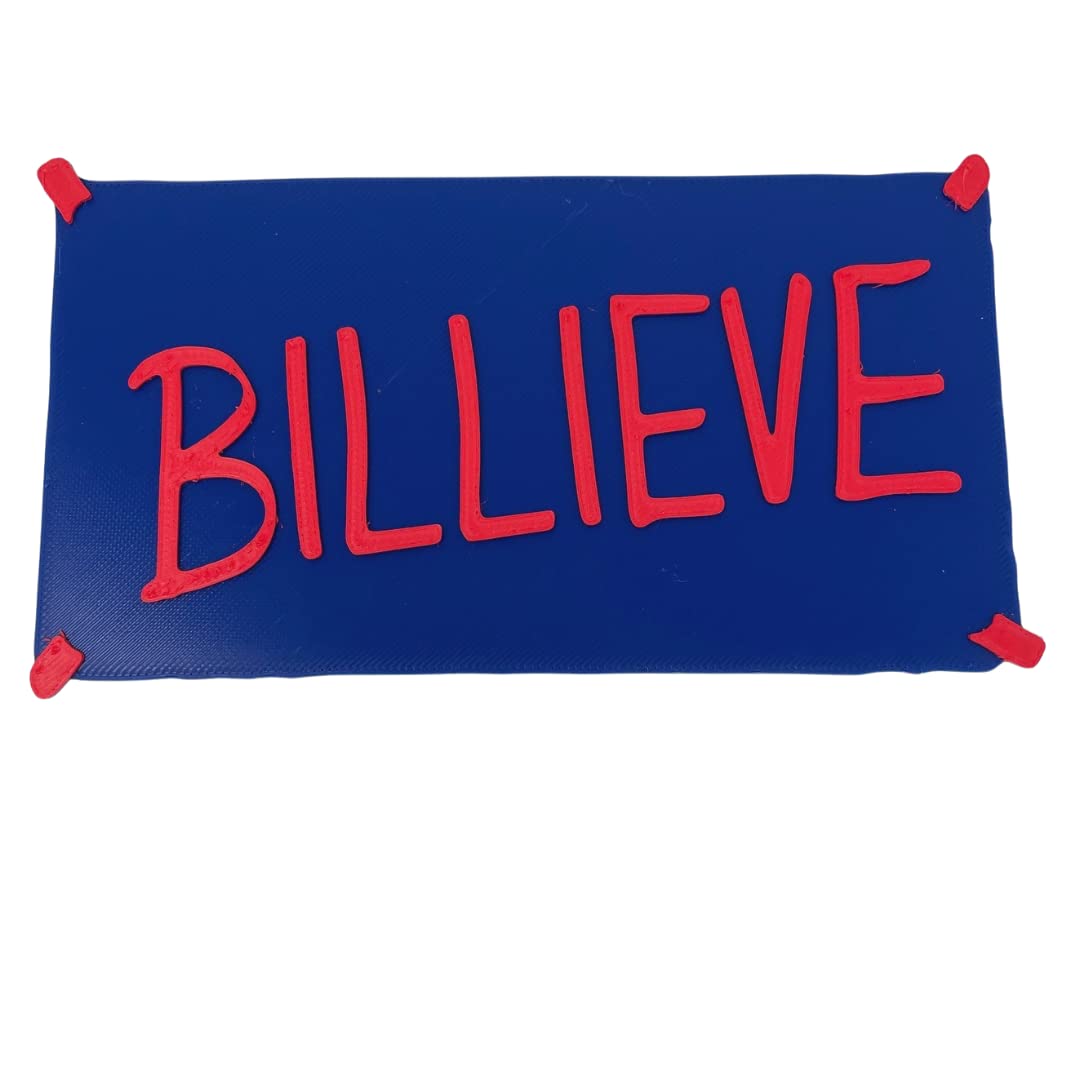 'Billieve' Motivational Wall Hanging for Sports Fans - ~12