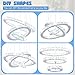 Crystal Chandeliers Modern LED 3 Ring Chandelier Adjustable Ceiling Light Fixtures Pendant Lighting Stainless Steel Hanging Lights for Living Room Dining Room Bathroom Bedroom, Cold White (Round)