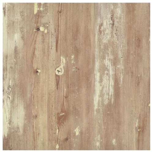 vidaXL 20x PVC Fliesen Selbstklebend Vinyl-Fliesen Bodenbelag Vinylboden Laminat Dielen Fu&szlig;boden Fliese Laminatboden Bodenfliesen 1,86m&sup2; Braun