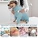 IDOMIK Recovery Suit for Dogs After Surgery, Zipper On Dog Surgery Suit Anti Licking Wound, Long Sleeve Dog Onesie Pajamas for Dogs, Adjustable Pet Shedding Suits, Dog Cone Alternative