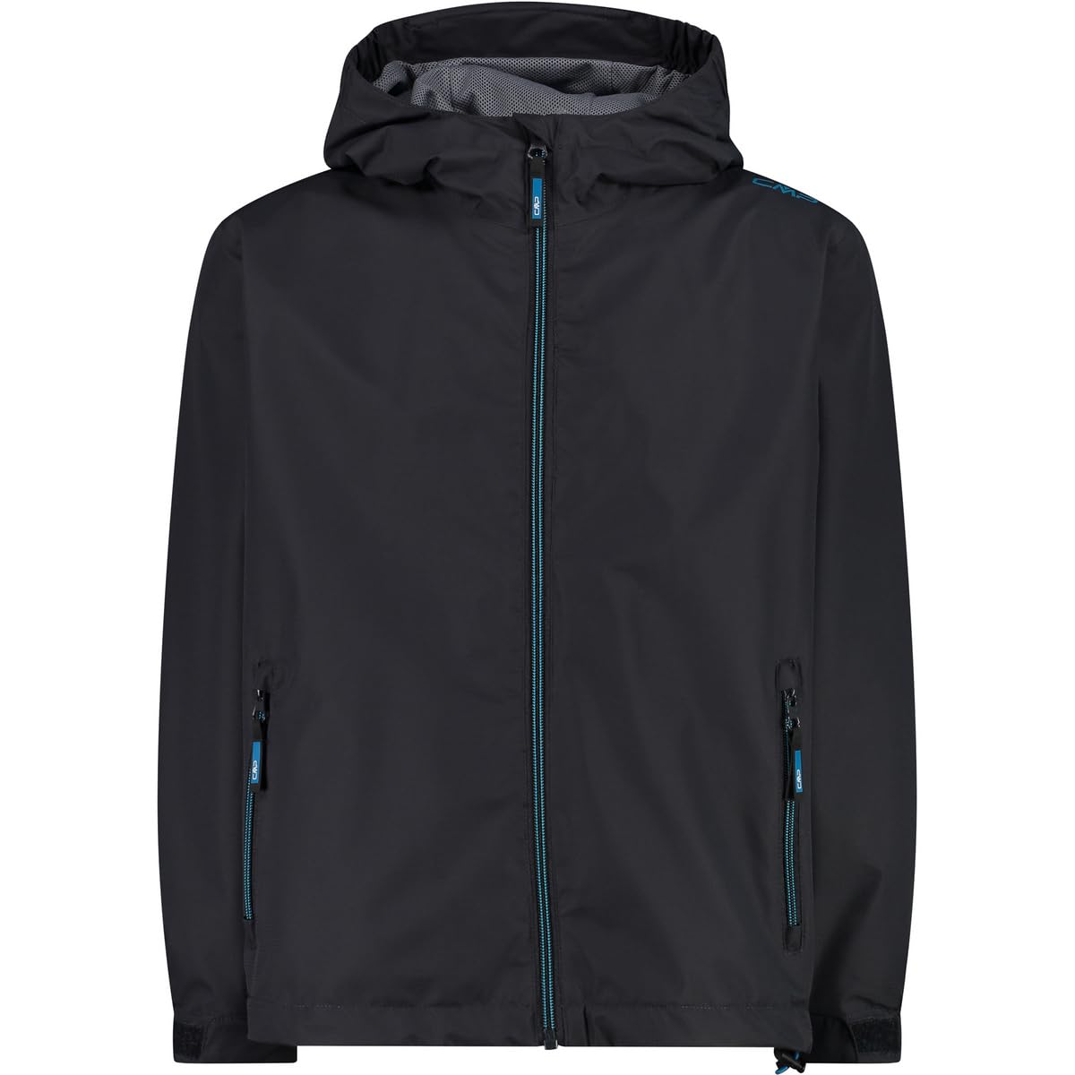 CMP - Kid Jacket Fix Hood, Anthracite-Reef, 128