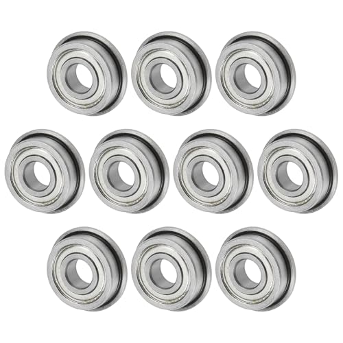 M METERXITY 10����F695ZZ�t�����W�{�[���x�A�����O 5 x 13 x 4mm�_�u�����^���V�[���h�N�����|�iGCr15�j�t�����W���b�v�x�A�����O �z�C�[���o���[/�v�����^�[/FAX�@/�d���H��p