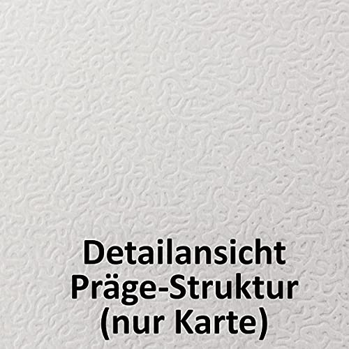 NEUSER PAPIER 40x folding card set including envelopes larger than DIN B6 oversize blank invitation cards in white folding cards with envelopes - Image 4