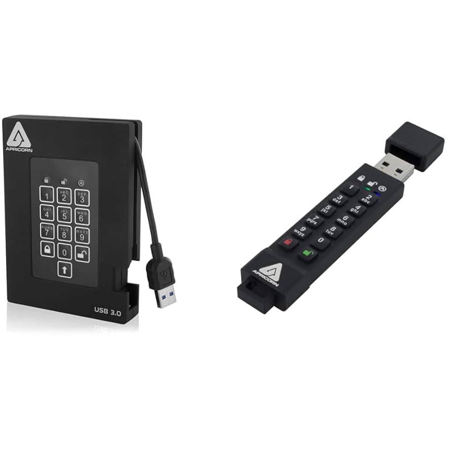 Amazon.com: Apricorn 1TB Aegis Padlock Fortress USB 3.0