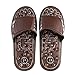 Bloepum 2 Pairs Acupressure Foot Massager Massage Slippers Shoes Reflexology Sandals Relief Plantar Fasciitis Arthritis,M & XL
