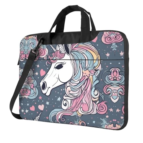 Sac d'ordinateur licorne élégant pour vos trajets quotidiens avec poignée confort