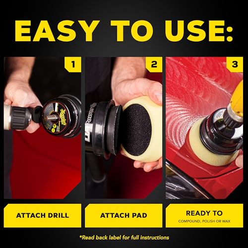 Meguiar'S G3500 Dual Action Power System Tool: Get Professional Results Compounding, Polishing, And Waxing - Attaches To A Standard Drill thumb #6