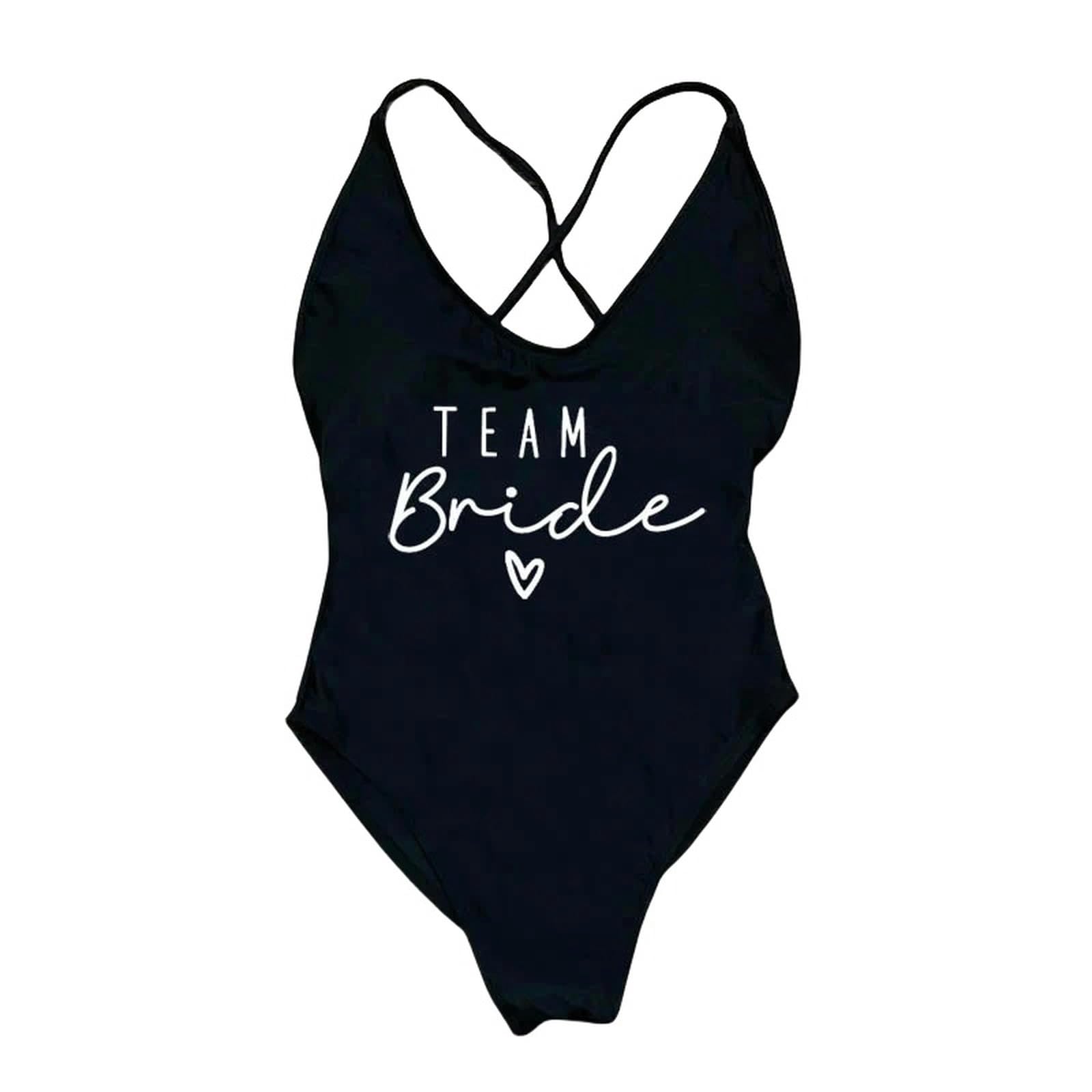 Team Bride Lettres en Forme De Coeur Nuptiale