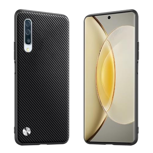 Custodia Adatta per Samsung Galaxy A50 A50S A30S 6.4 Cover metallica serie CODE - Kevlar pelle