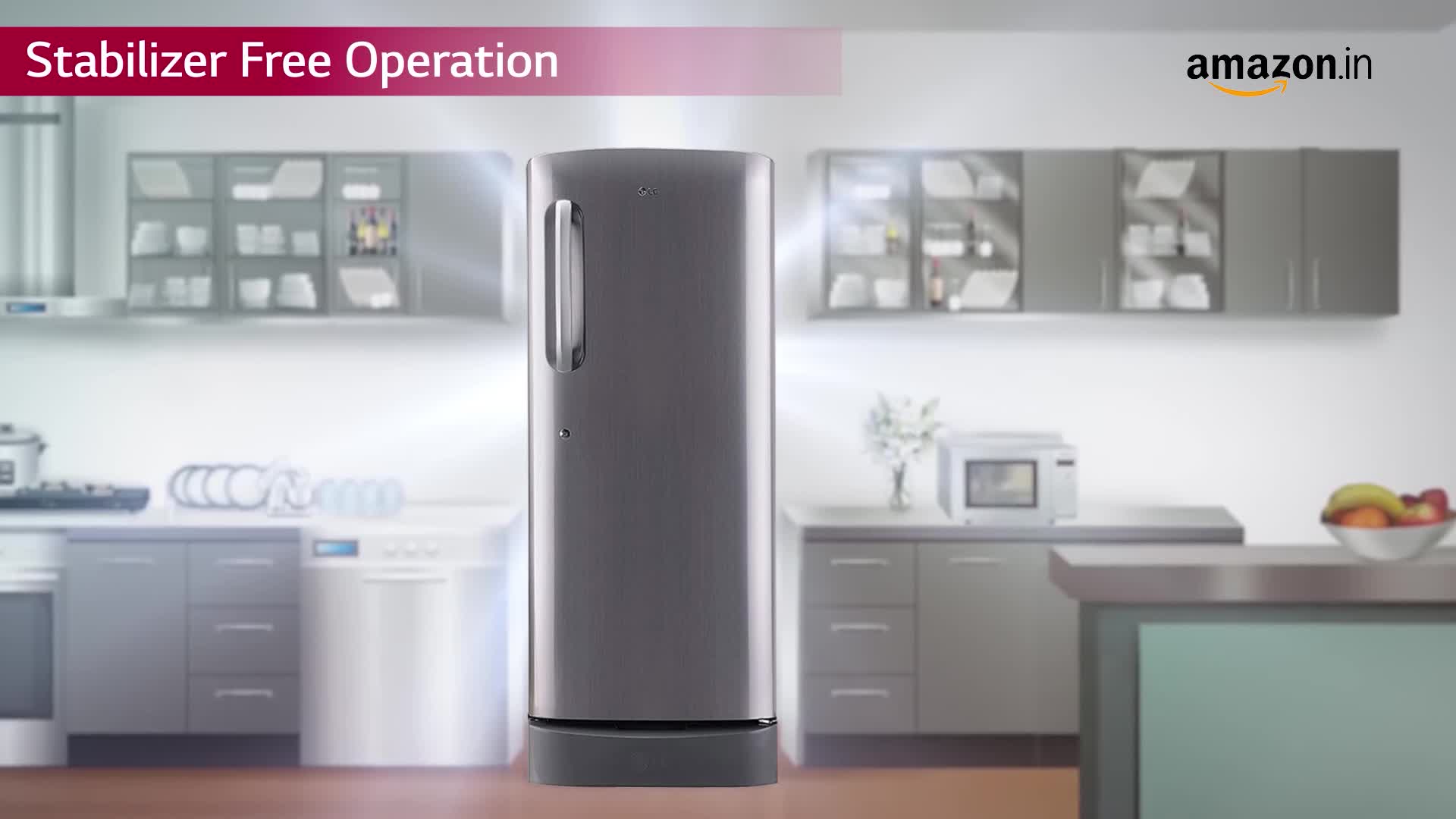 LG 235 L 2 Star Direct-Cool Single Door Refrigerator (GL-D241APZC